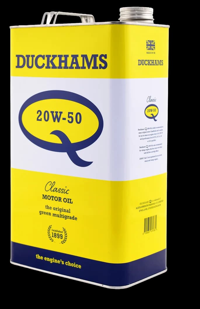 Duckhams Classic Q 20W-50, 5 litre tin.